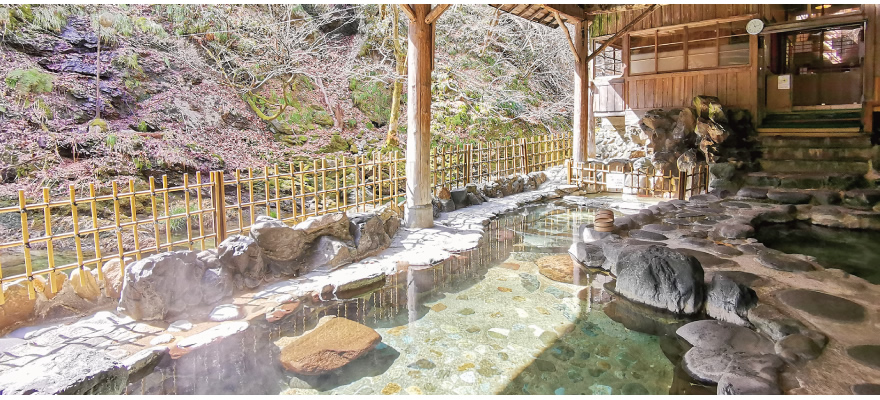 Sakunami Onsen (stay overnight or end at Sakunami Station)